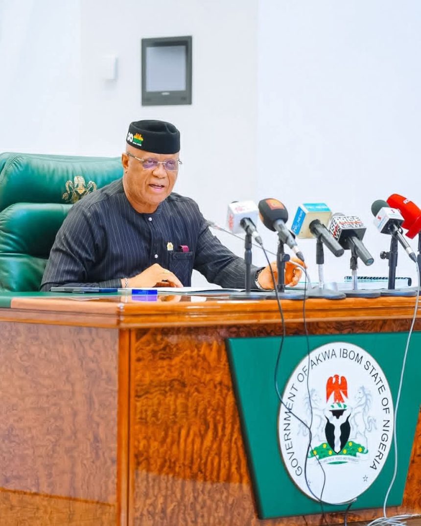 GOV. UMO ENO PUSHES ACCOUNTABILITY DRIVE AS AKWA IBOM BEGINS 2026 MINISTERIAL BRIEFINGS