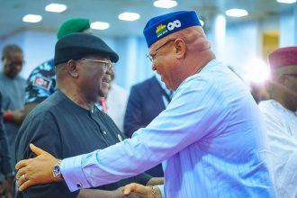 Gov Umo Eno Praises Senator Effiong Bob at Abuja Book Launch, Stresses Value of Recording Political Experience